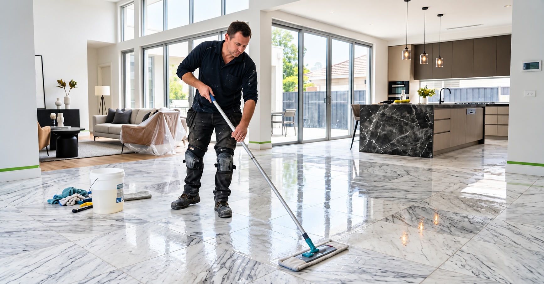 Marble Floor Polishing